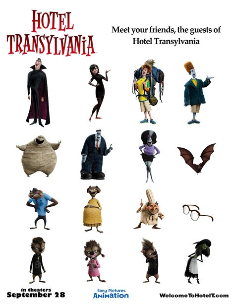 List of Hotel Transylvania characters